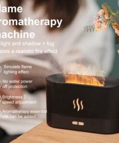 Fire Flame Ultrasonic Humidifier & Aroma Diffuser