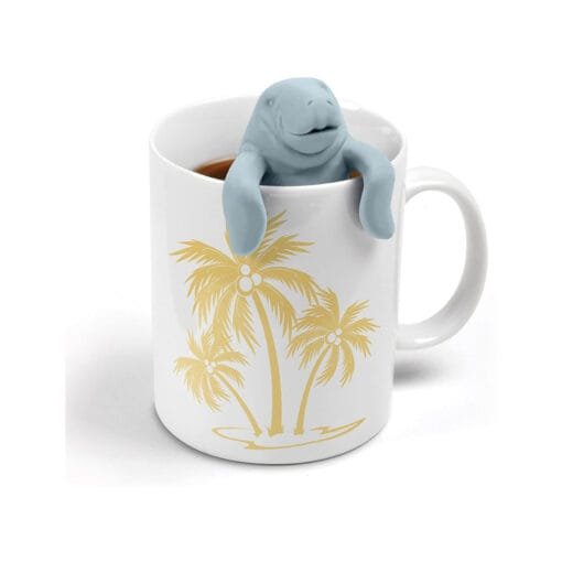 Playful Dolphin Silicone Tea Bag Filter & Strainer Set - Dive into Flavor!