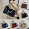Trendy Small Messenger Bag for Women – Embroidered Shoulder Purse with Chain