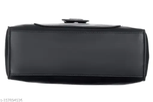 Creeper Fancy Women Black Faux Leather/Leatherette Handbags - Image 4