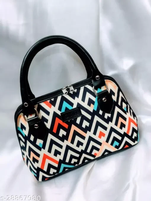 Cute Little Essential Handbag with Zip-Top Closure