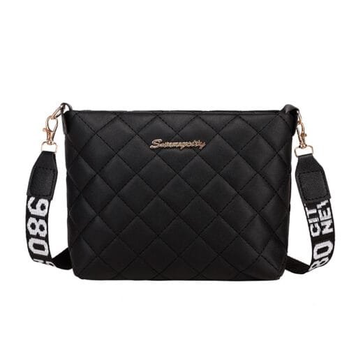 Trendy Small Messenger Bag for Women - Embroidered Shoulder Purse with Chain - Image 10
