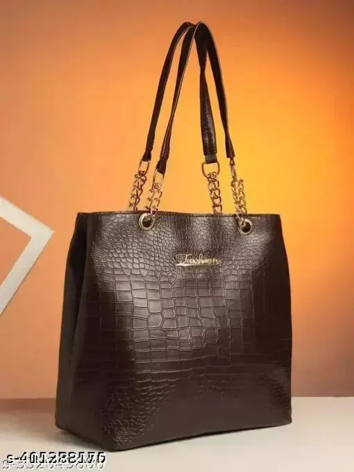 Stylish Croco Leather Handbags for Women's and Girl's