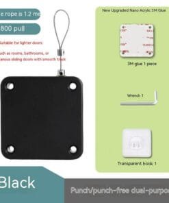Automatic Door Closer Punch-Free Soft Close Door Closers For Sliding Door Glass Door 500g-1000g Tension Closing Device