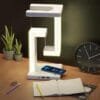 Modern Floating Table Lamp: Creative Wireless Smartphone Charging & Balance Feature