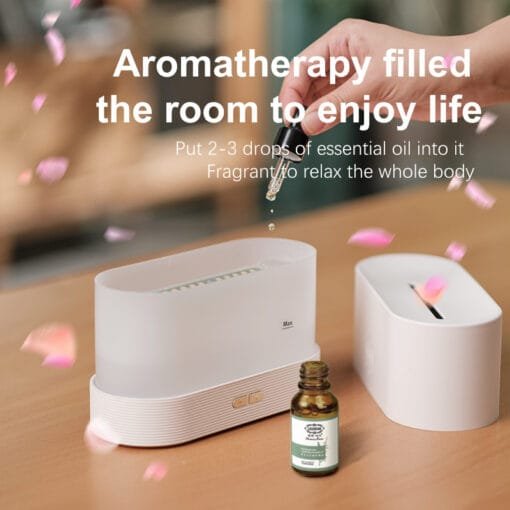 Fire Flame Ultrasonic Humidifier & Aroma Diffuser - Image 5
